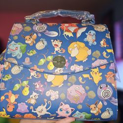 Brand New! Loungefly Pokemon Eevee, Pikachu, Squirtle, Bulbasaur, Charmander Satchel Bag 💙