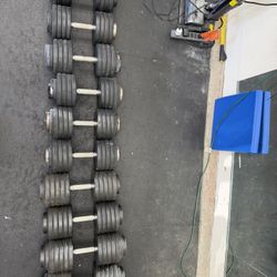 GP Industries urethane dumbbells 90-120lbs