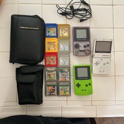 2 Game boys 1 Sp 10 Games 