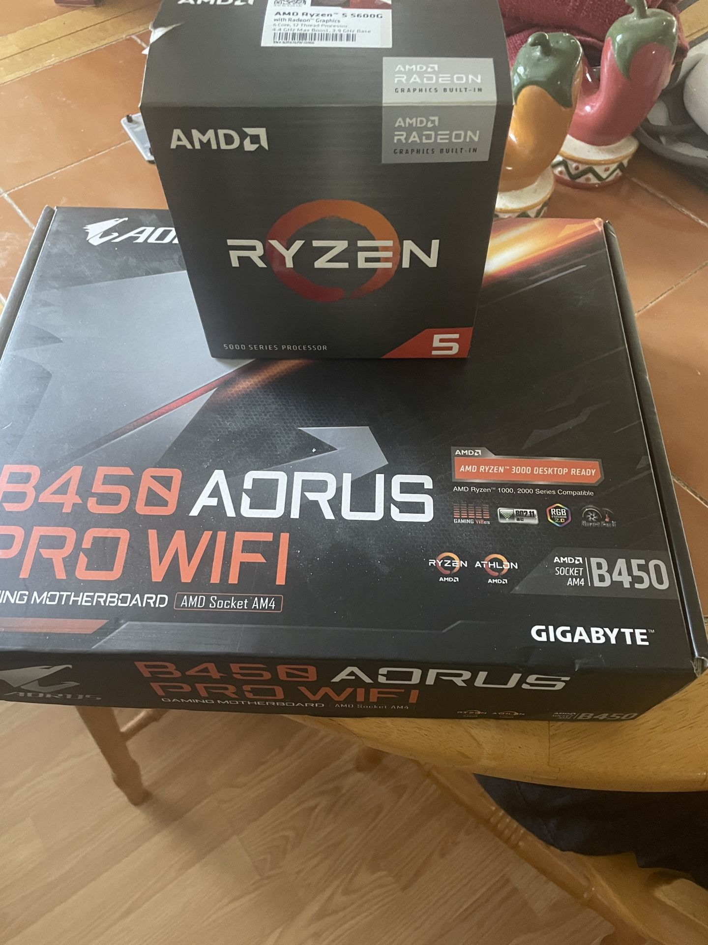 Aorus B450 Motherboard With And 5600 G