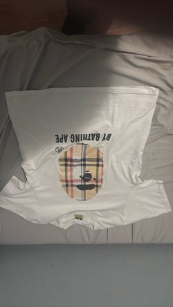 BAPE A Bathing Ape Plaid Graphic T-Shirt