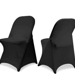 Black Cover Folding Chairs