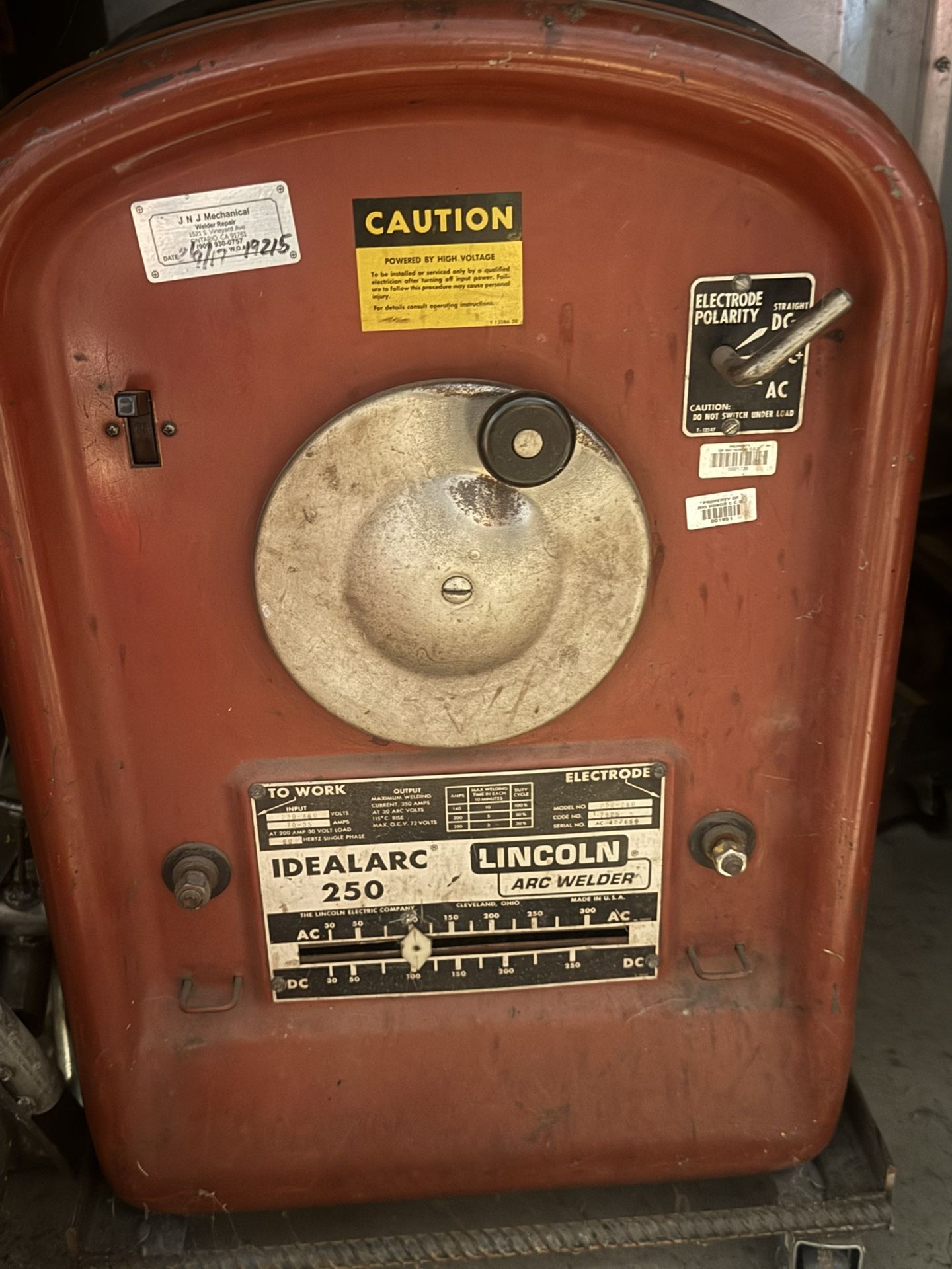 Tombstone Welder Ac/Dc Stick Tig