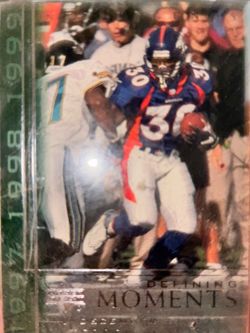 1999 Upper Deck Defining Moments NFL Football Card