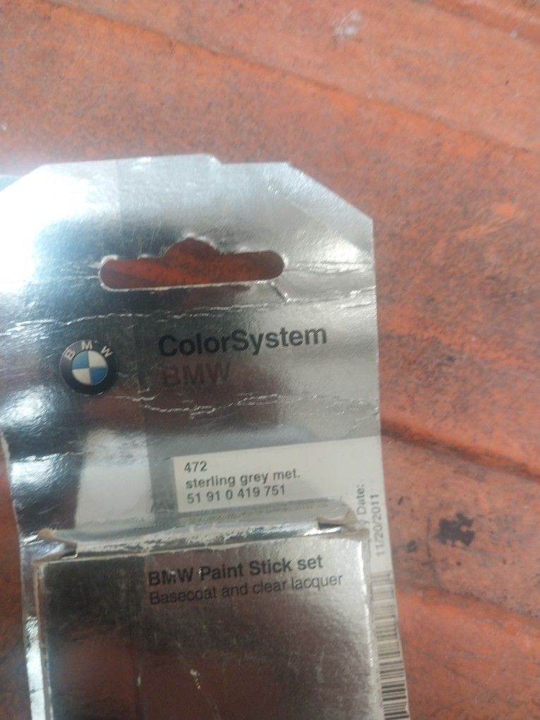 Bmw Sterling gray metallic Touch Up Paint Oem