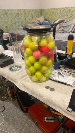 Golf Balls, All Different Colors