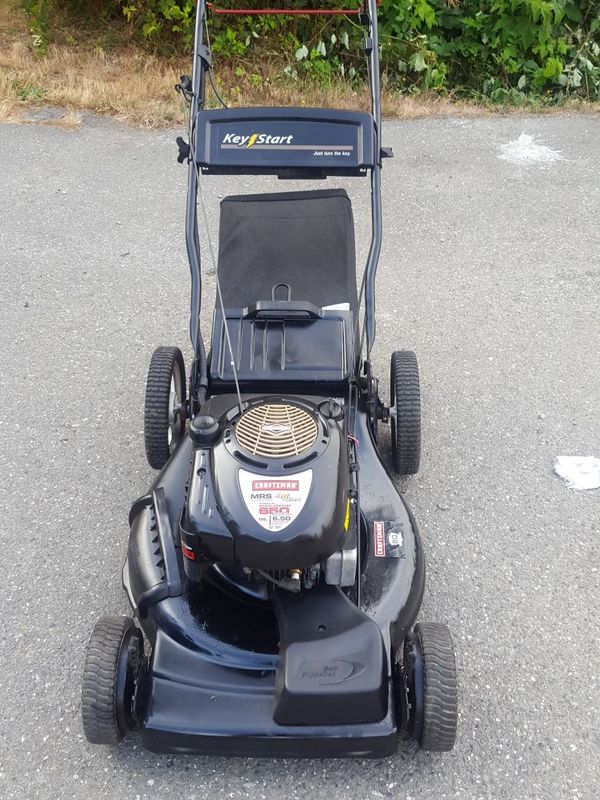 Craftsman gold self propelled 6.5 hp most reliable starting ,80 th