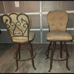 Pair Of Swivel Bar Stools *Sold As Set* $45