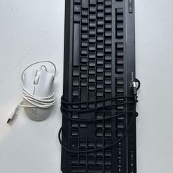 Gaming Hyper Keyboard And Razer Mouse 