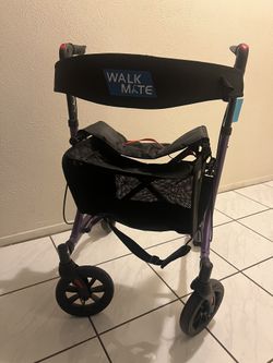 WalkMate Foldable Rollator Walker 