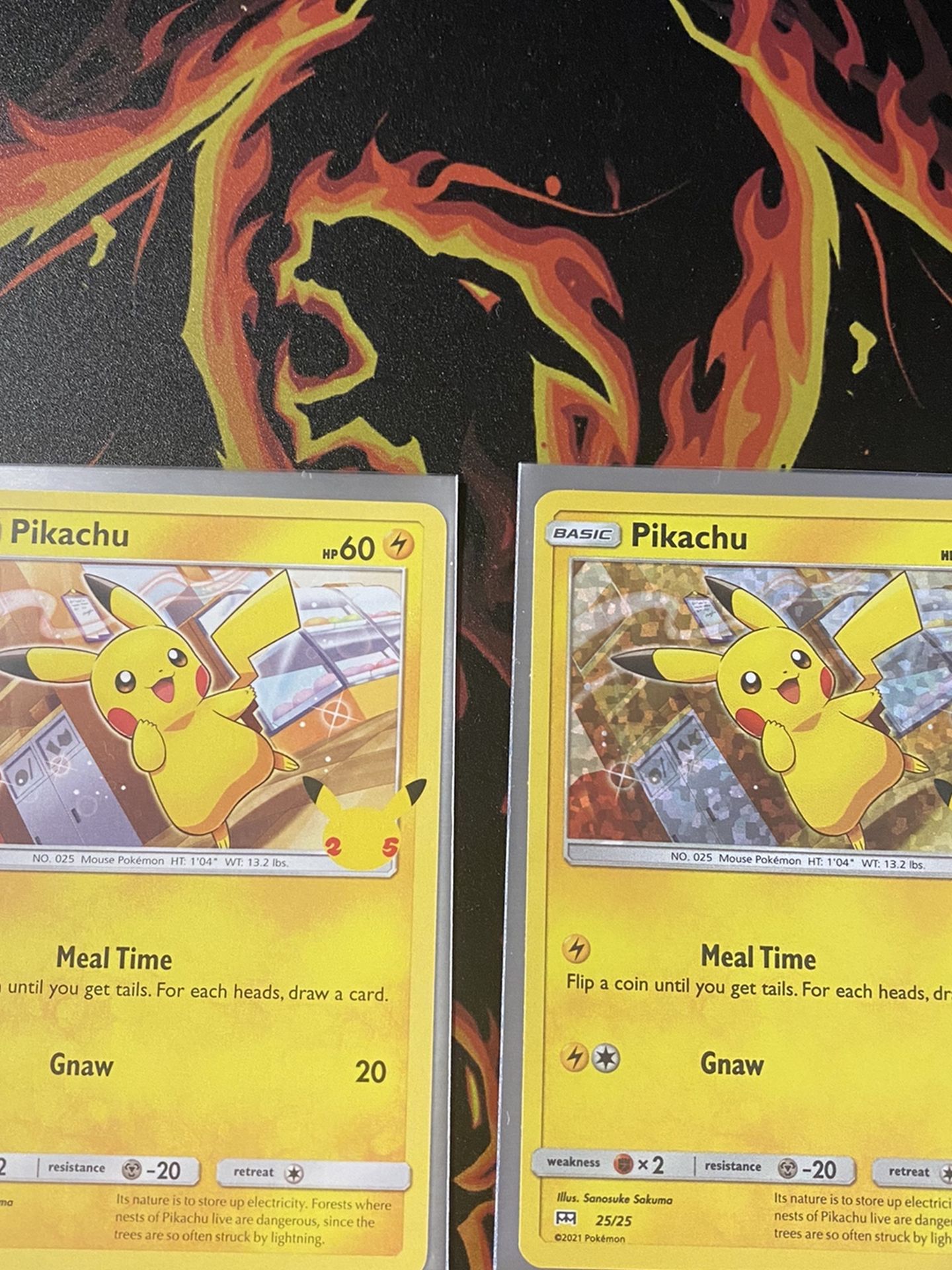 McDonald’s Promo Holo Pikachu And Non Holo