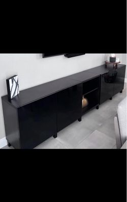 IKEA BESTA TV UNIT BLACK