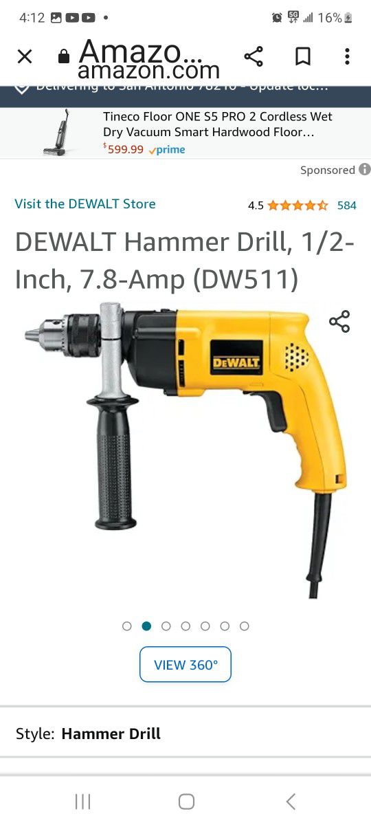 Dewalt Hammer D Dw511 (Electric)  Brand New