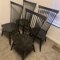 Collonial Era Style High Back Dining Chair set of 4