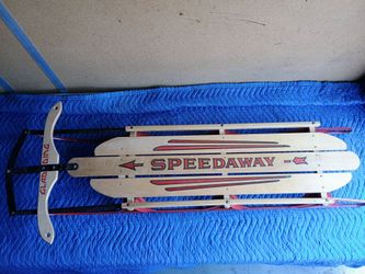 Gladding Speedaway Wooden Snow Sled