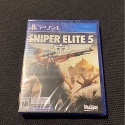 PlayStation 4 Sniper Elite 5 New Seal 