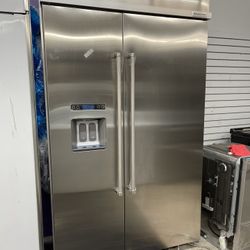 Kitchen Aid 48” Built In Refrigerator In Stainless Steel Bew Open Box