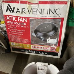 Attic, Fan Off Hum Industrial Fan