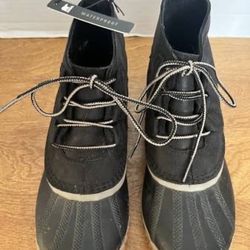 NEW Sorel OUT N ABOUT™ Women's Waterproof Rubber & Leather Boot Size 9