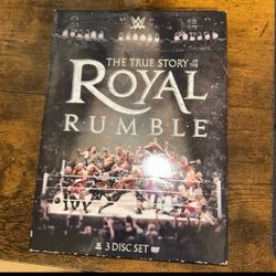 WWE: The True Story of Royal Rumble (DVD) 3-Disc Set.