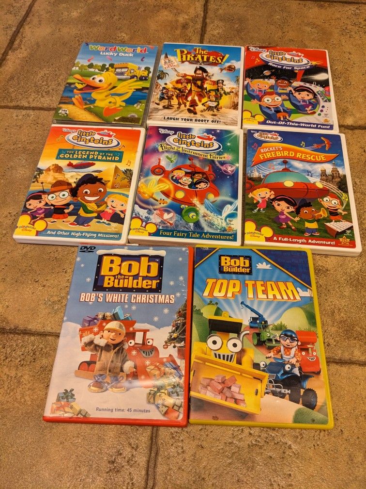 Set Of Children's DVDs: 8 DVDs