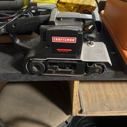 SEARS CRAFTSMAN 1 HP 3-IN. BELT SANDER MODEL NO. (contact info removed)51 USA TESTED
