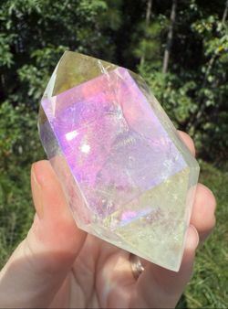 🔮 Crystals | Angel Aura Double Terminated Quartz Wand 🔮 