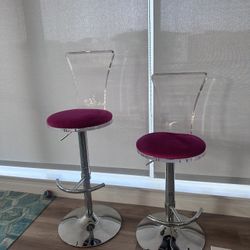Set Of 2 Custom Made Bar Stools