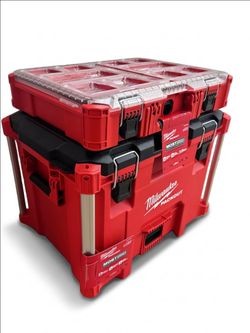 NEW Milwaukee Packout XL Box + Organizer Stack