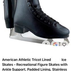 American Athletic Tricot Lined Mens Ice Skates