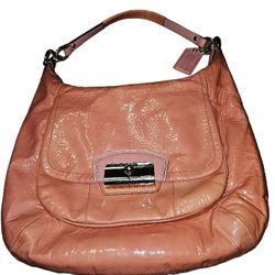 AUTHENTIC COACH HANDBAG/ PURSE PINK LEATHER *BEAUTIFUL*