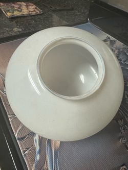 Vintage School House Milk Glass Globe Lamp Shade