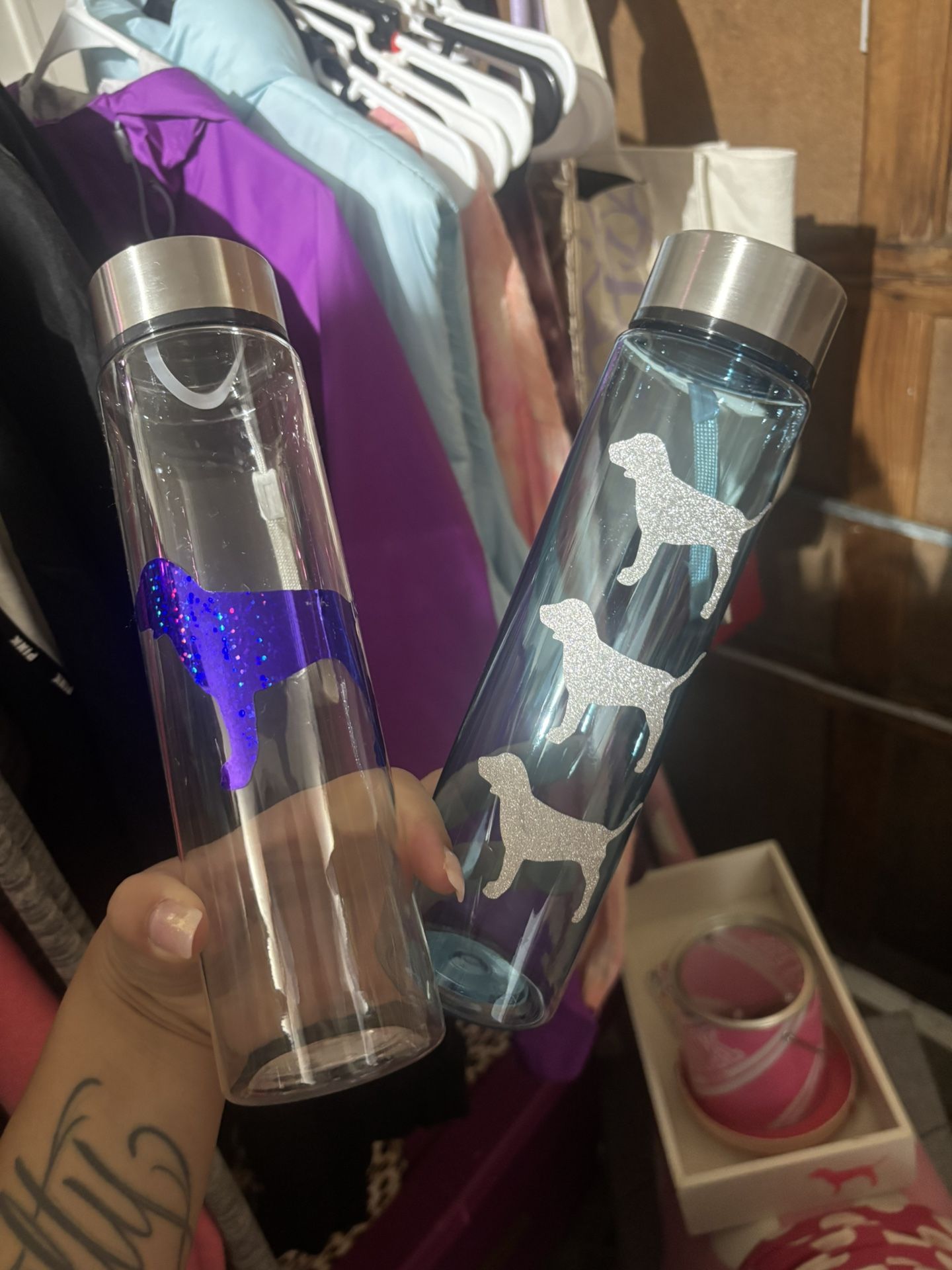 PINK Water Bottles