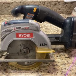 RYOBI Circular Saw With Battery 