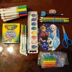 Kids Bundle Misc Art Supplies  Crayola Frozen