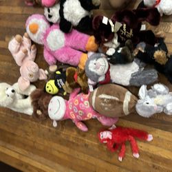 Lot/bundle $10 For All Used Stuffed Animals Toys