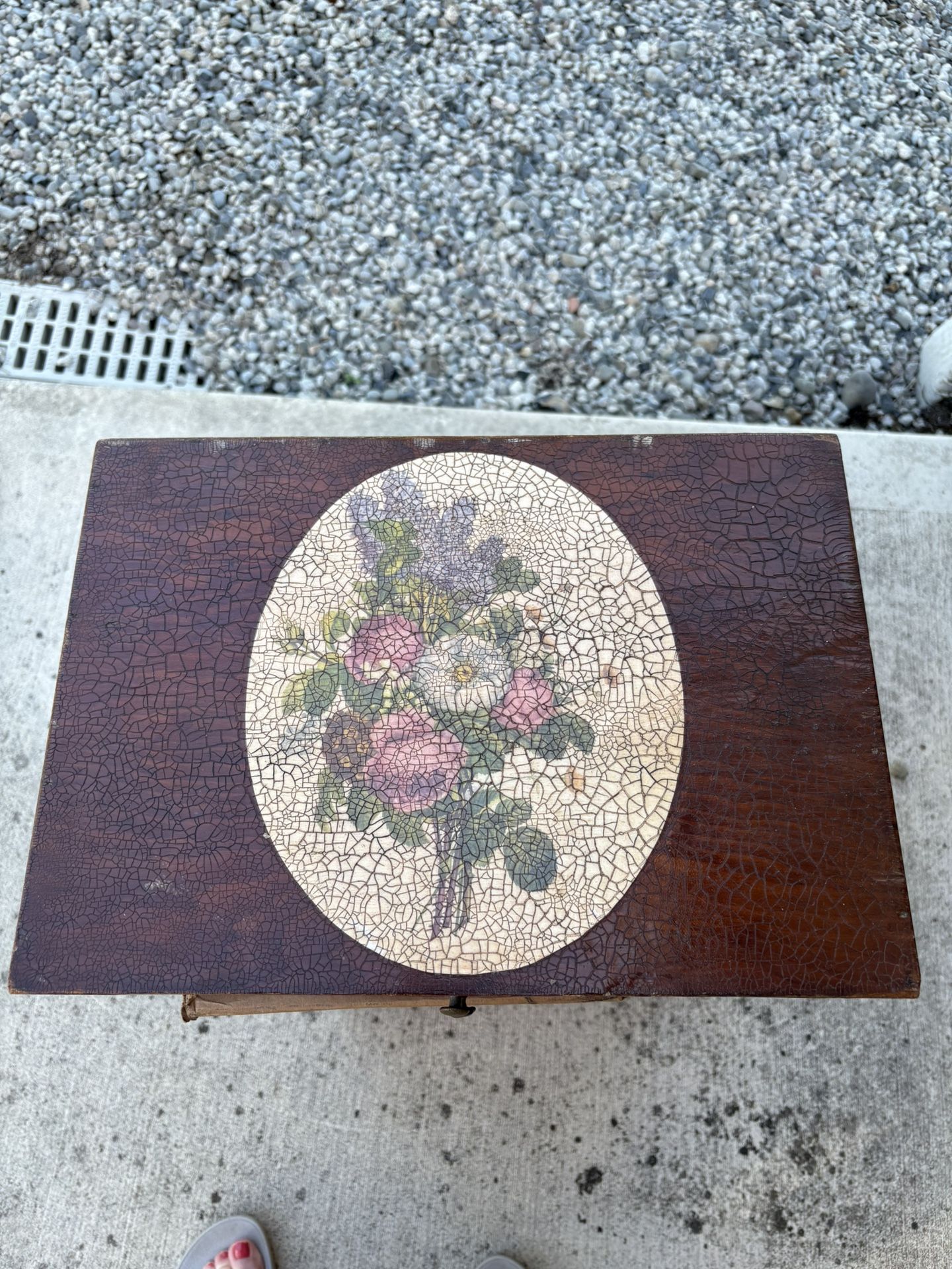 Wood Box with Drawers 
