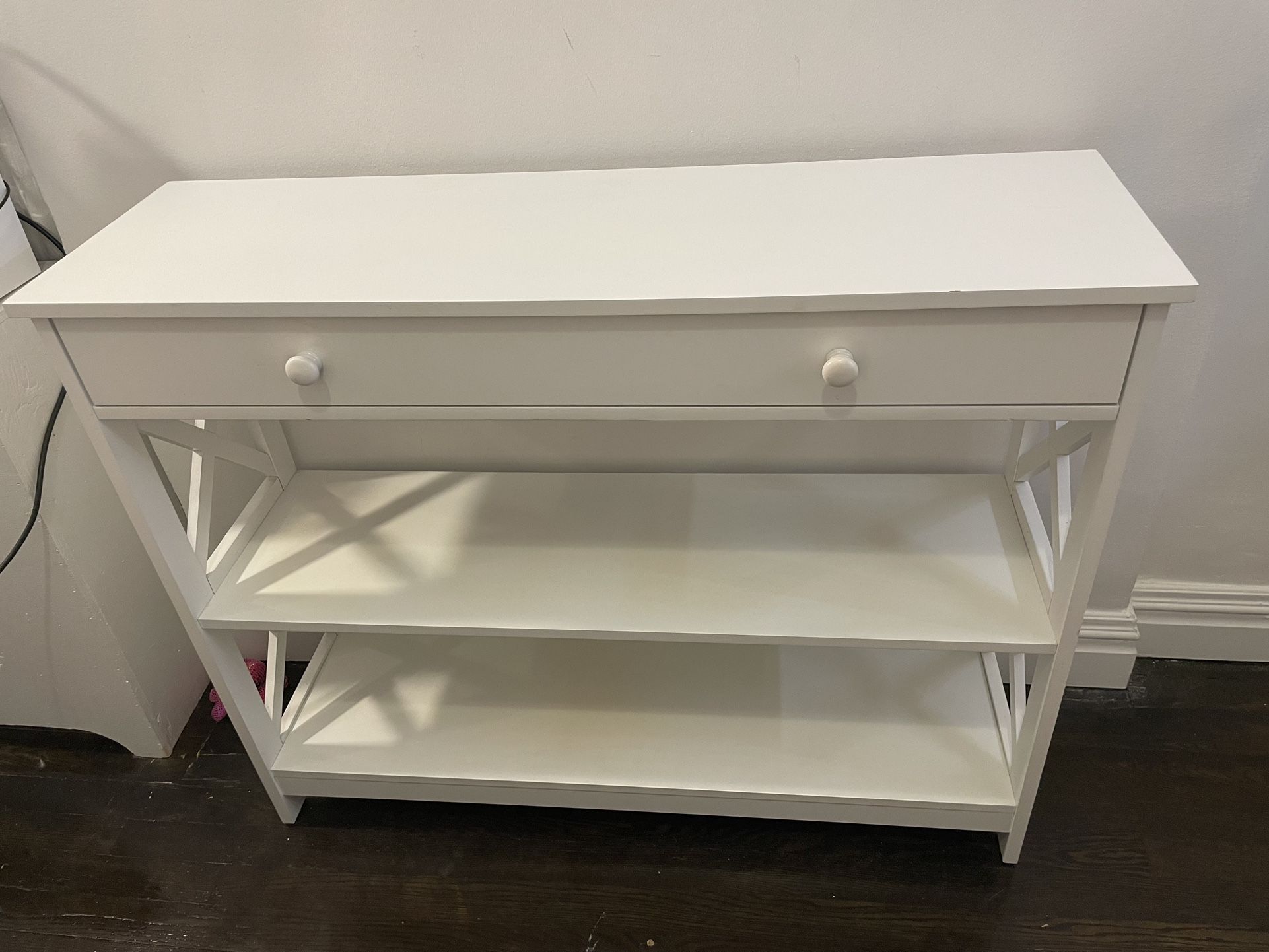 White Console Table