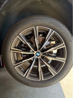 OEM BMW X5/X6 20” Style 740M Wheels & Like-New Bridgestone Run-Flat Tires