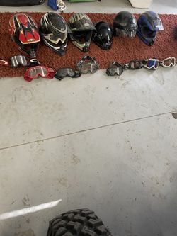 Riding Gear Helmets, goggles, riding Boots, Jersey’s Ect