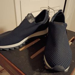 New DKNY Women’s Slip On Wedge Knit Sneakers 