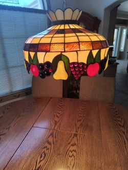 Stained Glass Chandelier