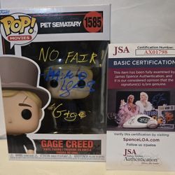 Miko Hughes Autograph Funko Pop Cage Creed JSA Certified