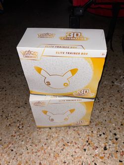 Pokémon TCG 30th Celebration Elite Trainer Box x2