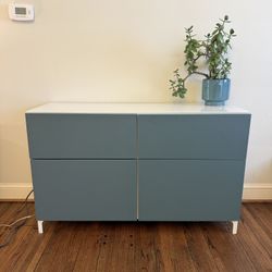 IKEA BESTA Sideboard With 2 Cabinets & 2 Drawers