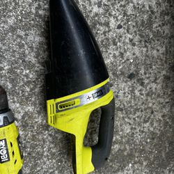 Ryobi 18v Cordless Hand Vacuum 