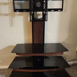 Whalen 3-Shelf TV Stand with Floater Mount