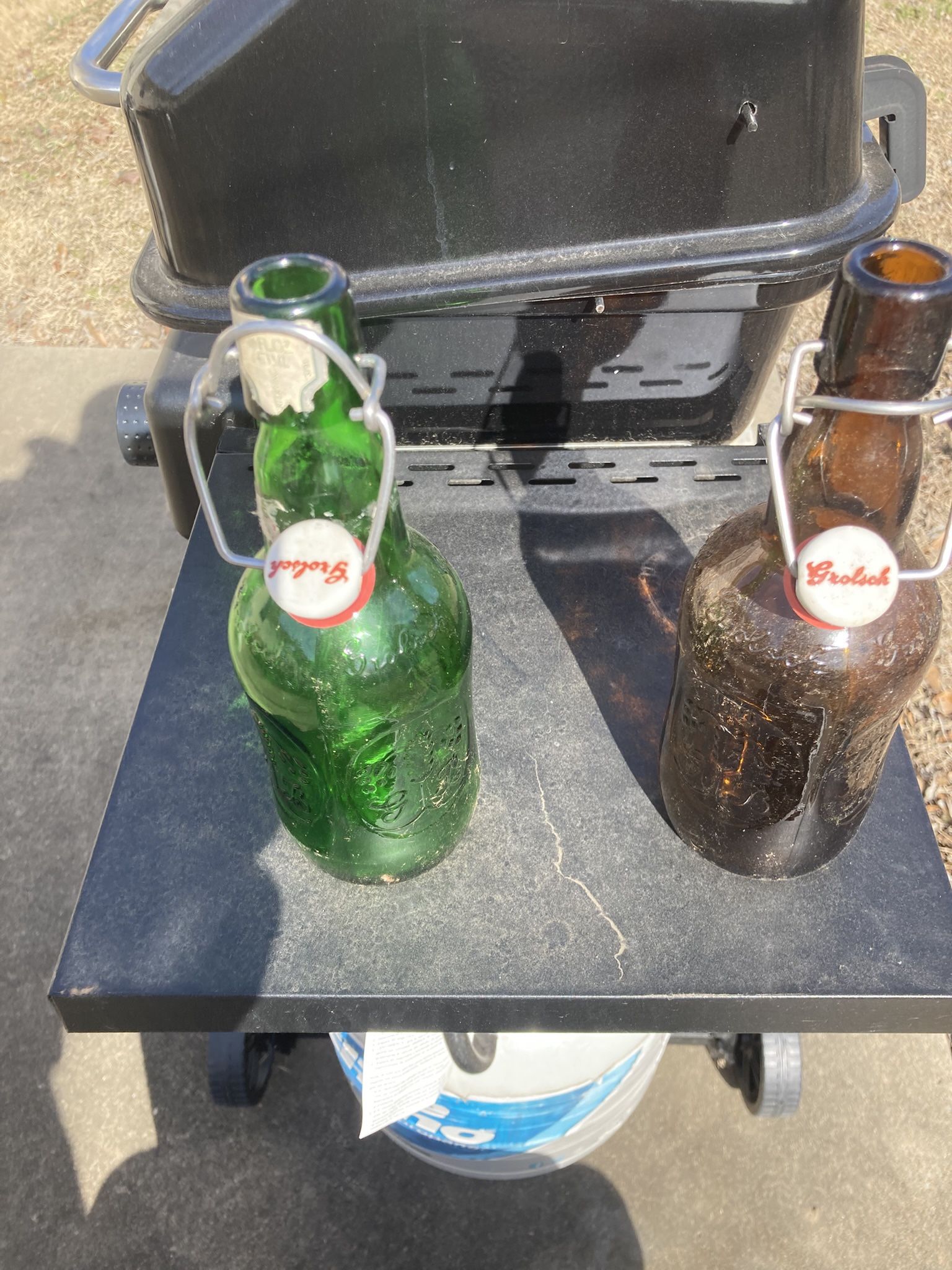 Reusable Home brew 20oz Grolsch Bottles