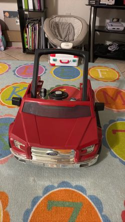 Red truck baby walker