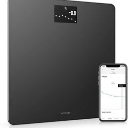 Brand New Withings Body - Digital Wi-Fi Smart Scale With Automatic Smartphone App Sync, BMI, Multi-User Friendly, With Pregnancy Tracker & Baby Mode